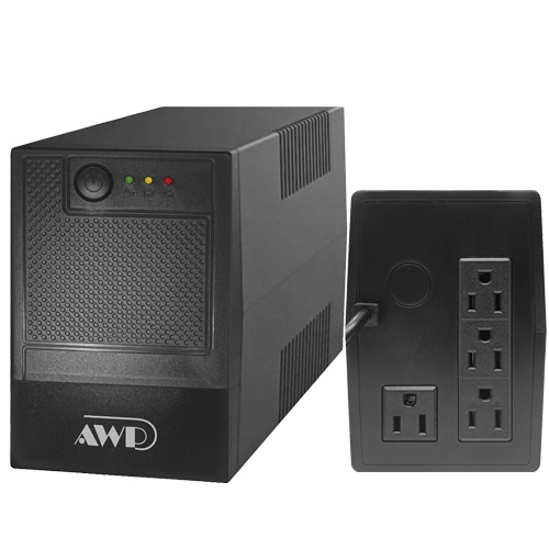 AWP AID650 ECO 650VA (390W) UPS w/ AVR (4-Socket)